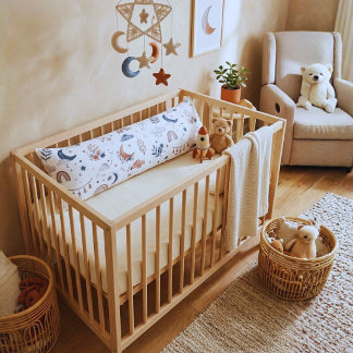 Boho Hemellichaam Kussen | Neutrale Maan en Ster
