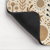 Boho hemelse zon en maan patroon muismat (Hoek)