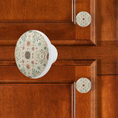 Boho Herbs Pattern Keramische Knop