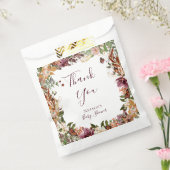 Boho Herfst Baby shower Favor Tassen Bedankzakje (Gezegeld)