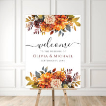 Boho herfst bloemrijke rustieke bloemen bruiloft w