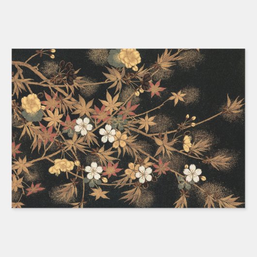 Boho Herfst Japans Inpakpapier Vel (Voorkant 3)