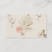 Boho herfst pomkin bridal recept informatiekaartje (Achterkant)