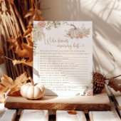 Boho herfst pomkin floral die mama het beste kent