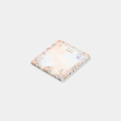 Boho Herfst Pompoen Aangepaste Notities Post-it® Notes (Schuin)
