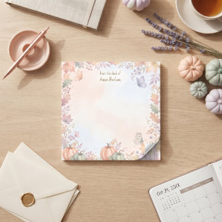 Boho Herfst Pompoen Aangepaste Notities Post-it® Notes