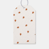 Boho Herfst pompoen auto dank u verjaardag Cadeaulabel (Achterkant)