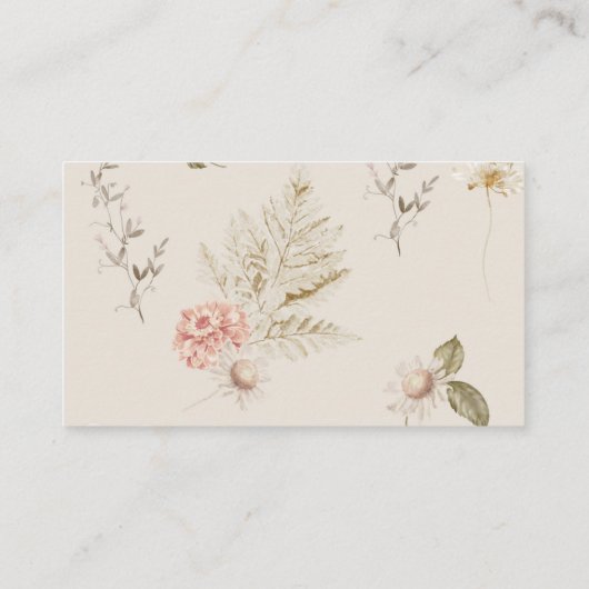 Boho herfst pompoen hoe groot de buikomheining van informatiekaartje (Achterkant)