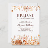 Boho Herfst pompoen Vrijgezellenfeest Kaart (Voorkant)