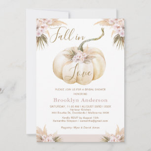 Boho Herfst Pumpkin Herfst in Love Vrijgezellenfee Kaart