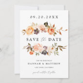 Boho-herfst Save the Date, Foto Save the Date Kaart (Voorkant)
