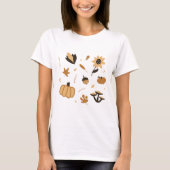 Boho Herfst-thema T-shirt (Voorkant)