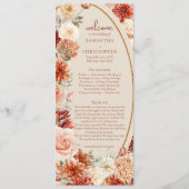 Boho herfst tuin specerijen sinaasappel beige prog programma (Voorkant)