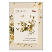 Boho herfst Wildbloemen | Bruiloft Kaart (Achterkant)