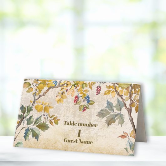 Boho herfst Wildflower Botanische bruiloft