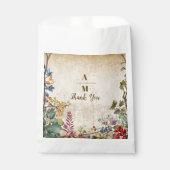 Boho herfst Wildflower Botanische bruiloft Bedankzakje (Voorkant)