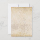 Boho herfst Wildflower Botanische bruiloft RSVP Kaartje (Achterkant)