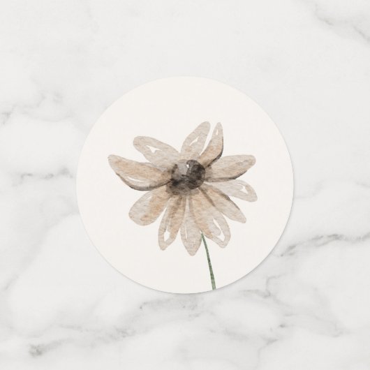 Boho Herfst Wildflower Vrijgezellenfeest Confetti (Kleine voorkant)