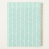 Boho Herringbone Mint Vert (Dos)