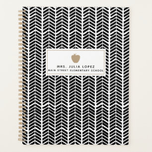 Boho Herringbone Teacher Planner