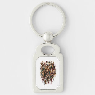 Boho hert, dromend van herten sleutelhanger