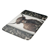 Boho Highland Koe Badmat (Gekanteld)