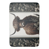 Boho Highland Koe Badmat (Voorkant Verticaal)