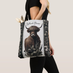 Boho Highland Koe Draagtas