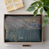 Boho Highland Koe Roze Stoelen Decoupage Tissuepapier (Geschenk)