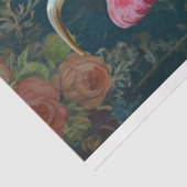 Boho Highland Koe Roze Stoelen Decoupage Tissuepapier (Detail)