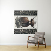 Boho Highland Koe Wandkleed (In Situ (horizontaal))