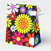 Boho Hippie Bruid Bloem Bedankdoosjes (Achterkant)