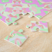 Boho Hippie Eclectic Funky Kleurrijke Pastel Manda Legpuzzel (Zijkant)