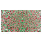 Boho Hippie Funky Trippy  Kerst Mandala Kussensloop (Voorkant-Rechts)