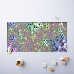 Boho Hippie Groovy Brillant Coloré Fractale Arc-en