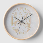 Boho Hippie Horloge Bohème Style occidental (Recto)