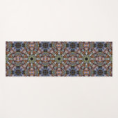 Boho Hippie Mandala Tegel Abstract Yogamat (Voorkant (horizontaal))
