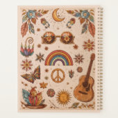 Boho hippie planner (Achterkant)