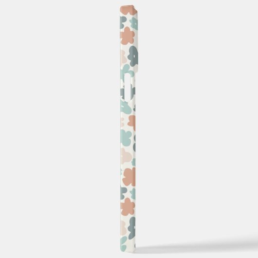 Boho hippie retro pastel bloemen iPhone hoesje (Rechterkant)
