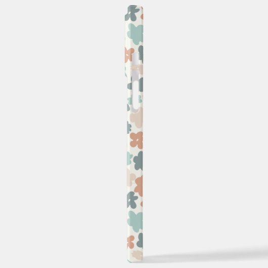 Boho hippie retro pastel bloemen iPhone hoesje (Linkerkant)