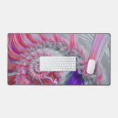 Boho Hippie Trippy Funky Nautilus Spiraal Fractal Bureaumat (Keyboard & Muis)