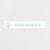 Boho Hippie Waterbestendige naam Labels (Design 1)