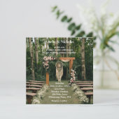 Boho Hippie Wedding Kaart (Staand voorkant)