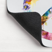 Boho Hippy 60s 70s Peace Sign Muismat (Hoek)