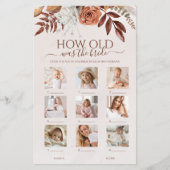 Boho Hoe oud was de bruid Bruidsmeesterschapsspel (Voorkant)