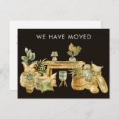 Boho Home Décor Nouvelle adresse Moving Faire-part (Devant / Derrière)