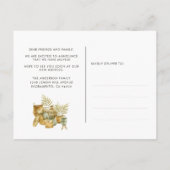 Boho Home Décor Nouvelle adresse Moving Faire-part (Dos)