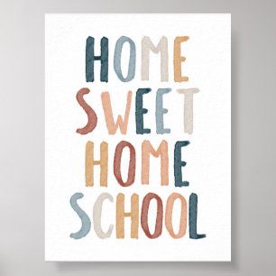 Boho home douce maison poster