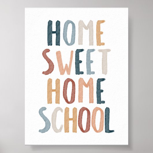 Boho home douce maison poster (Devant)