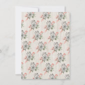 Boho Horse Anniversaire Fête Invitation (Dos)